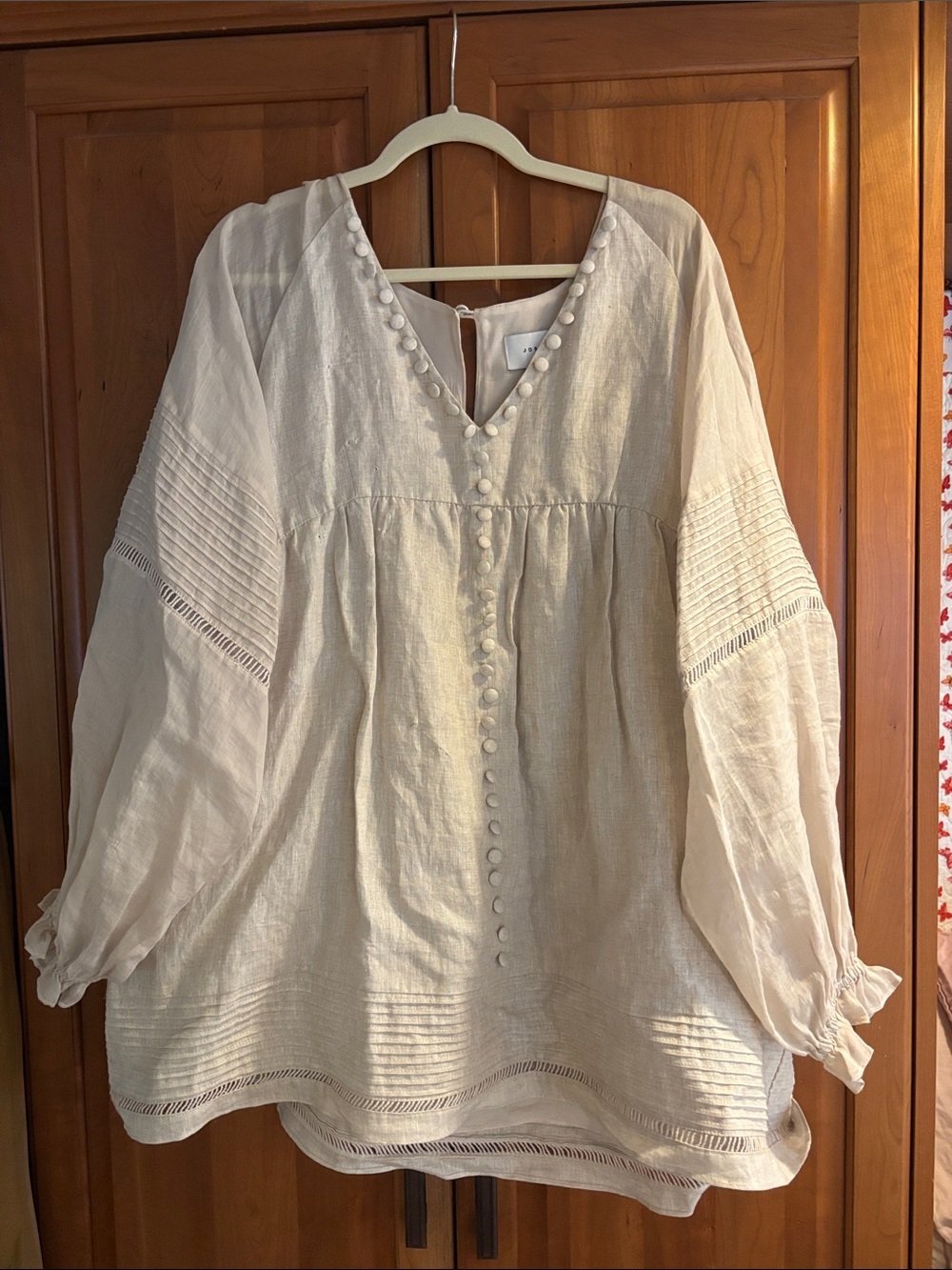 Joslin studios linen mini dress